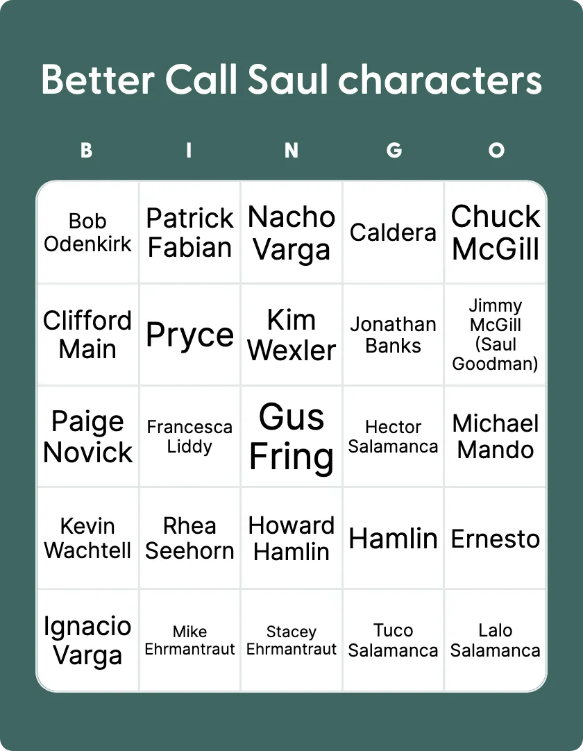 Better Call Saul characters