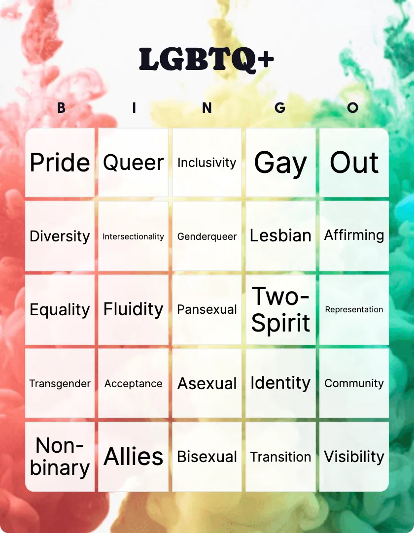 LGBTQ+ bingo