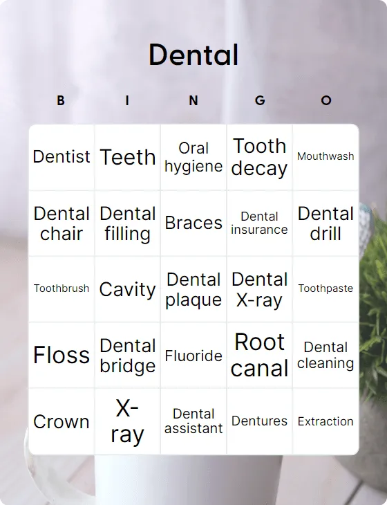 Dental bingo