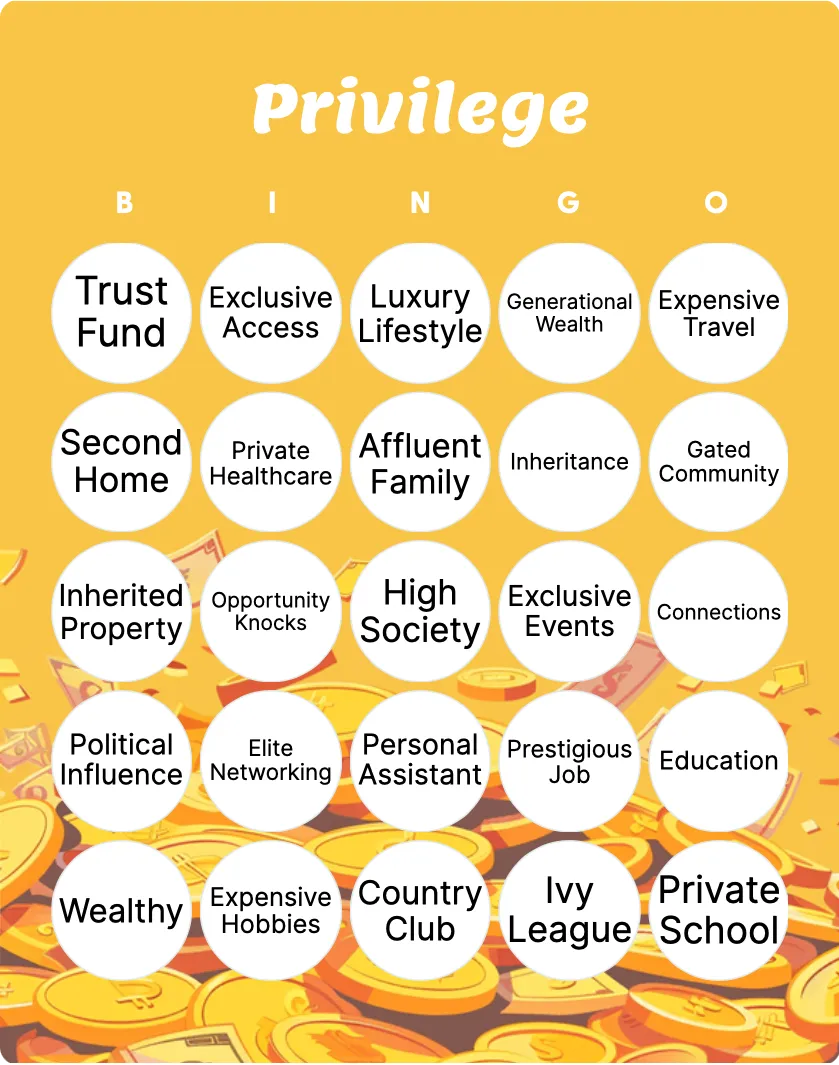 Privilege bingo