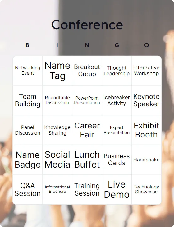 Conference bingo