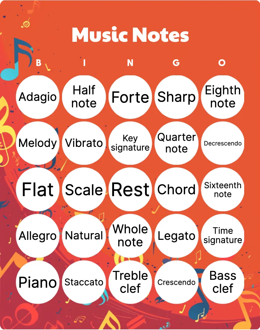 Music notes