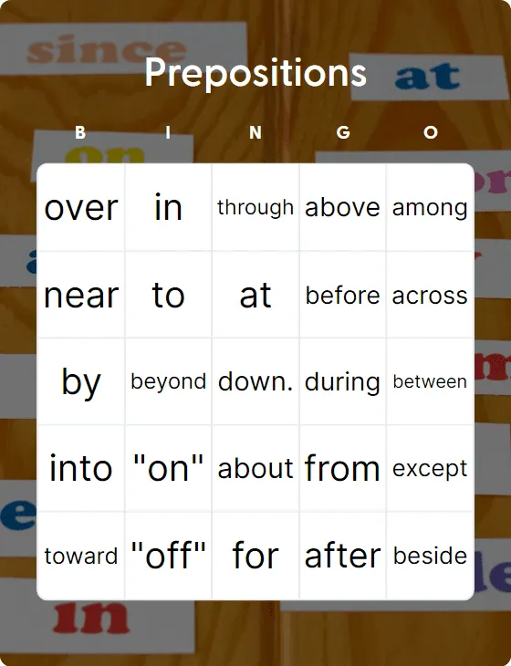 Prepositions