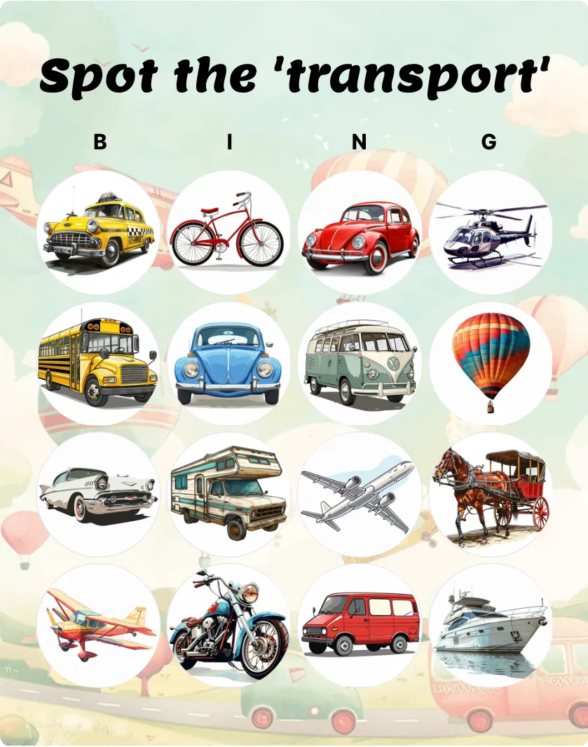 Spot the &#8216;transport&#8217;