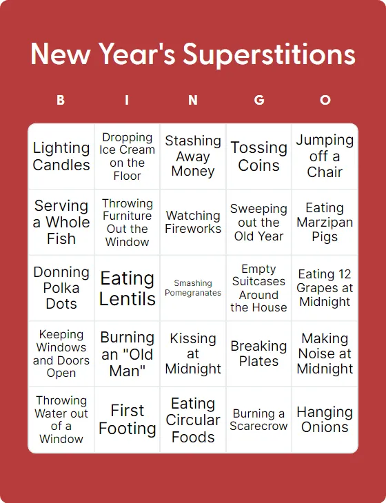 New Year&#8217;s Superstitions