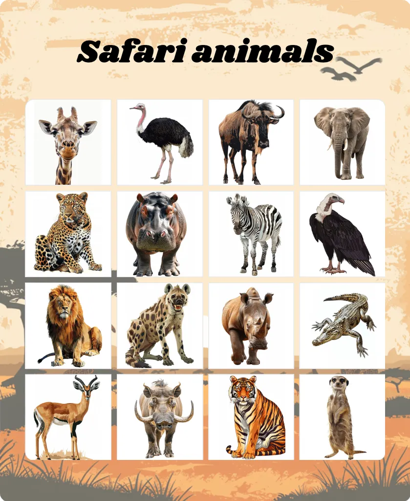 Safari animals