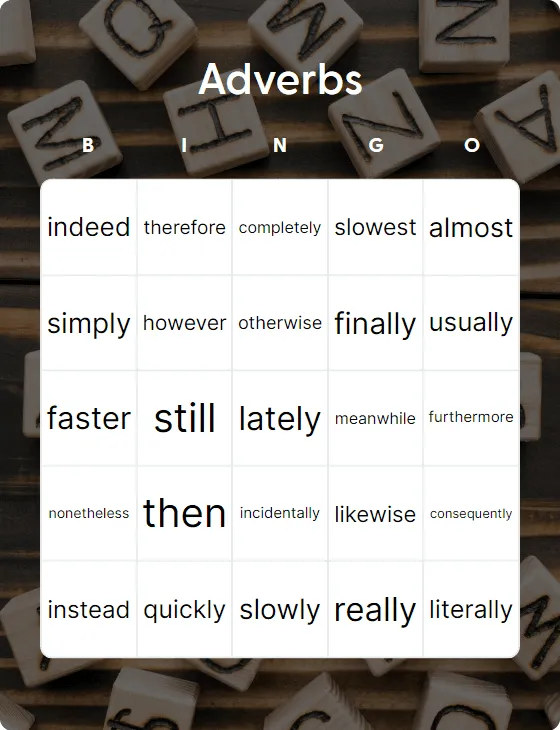 Adverbs