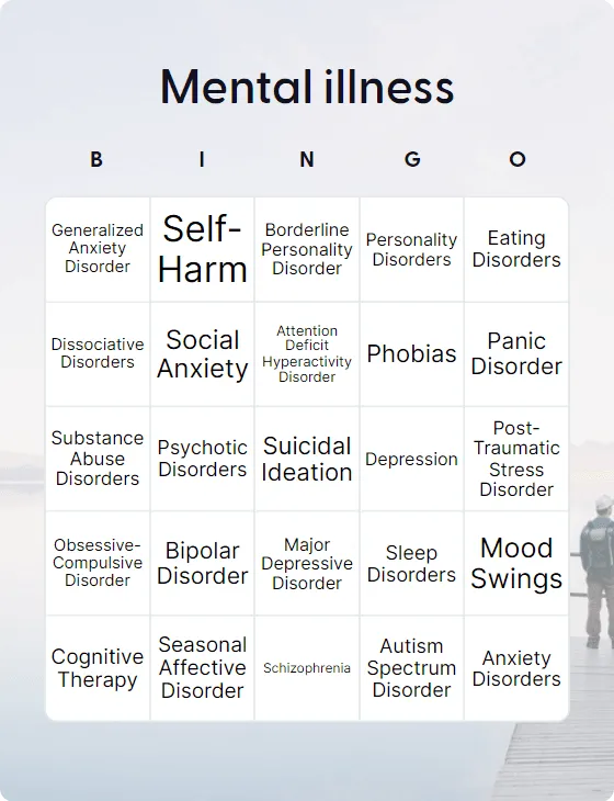 Mental illness bingo