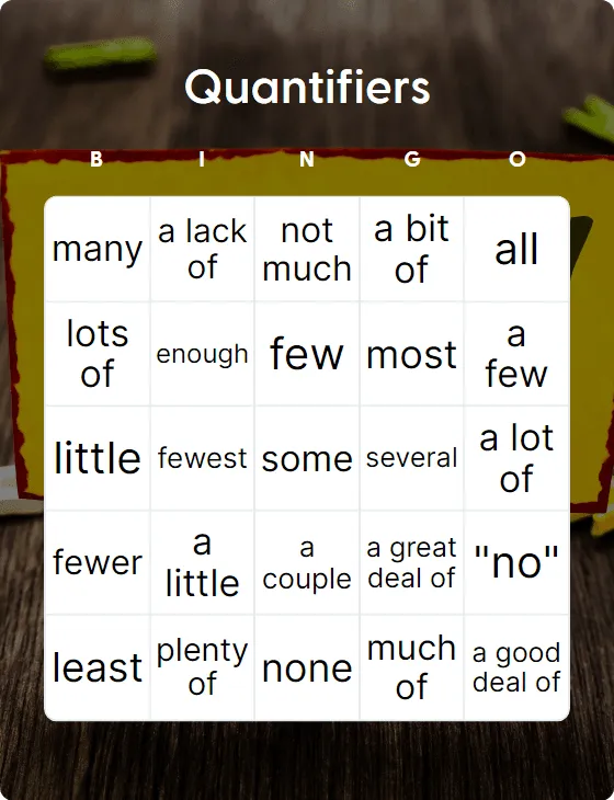 Quantifiers