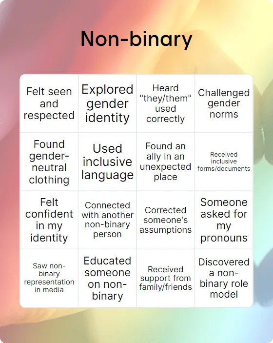 Non-binary bingo