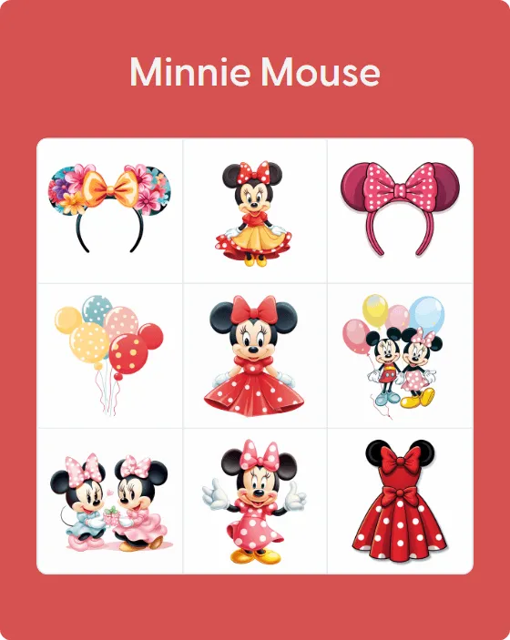 Minnie Mouse bingo