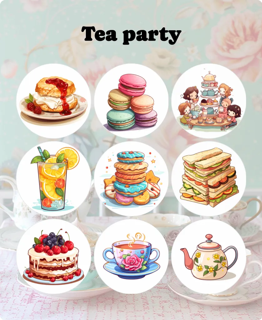Tea party bingo