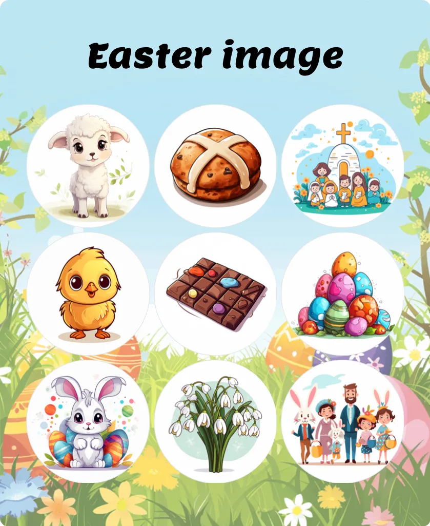 Easter image bingo