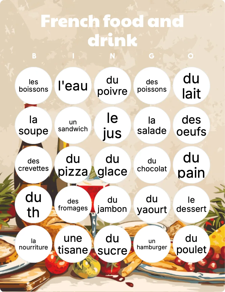 French food and drink