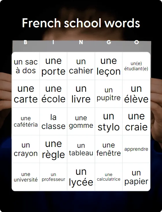 French school words