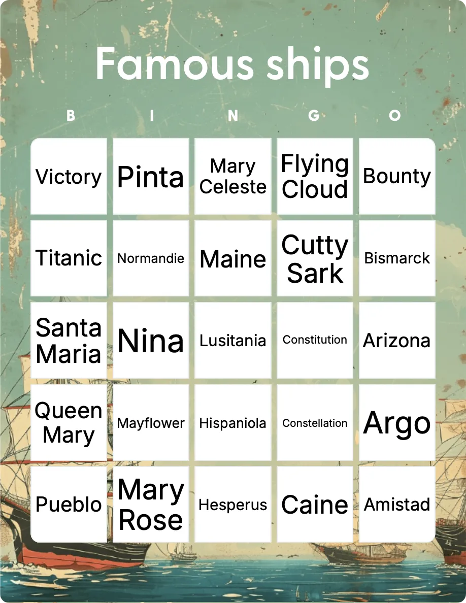 Famous ships