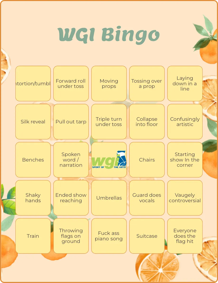 WGI Bingo