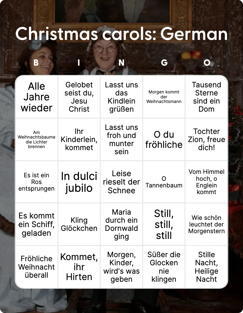 Christmas carols: German