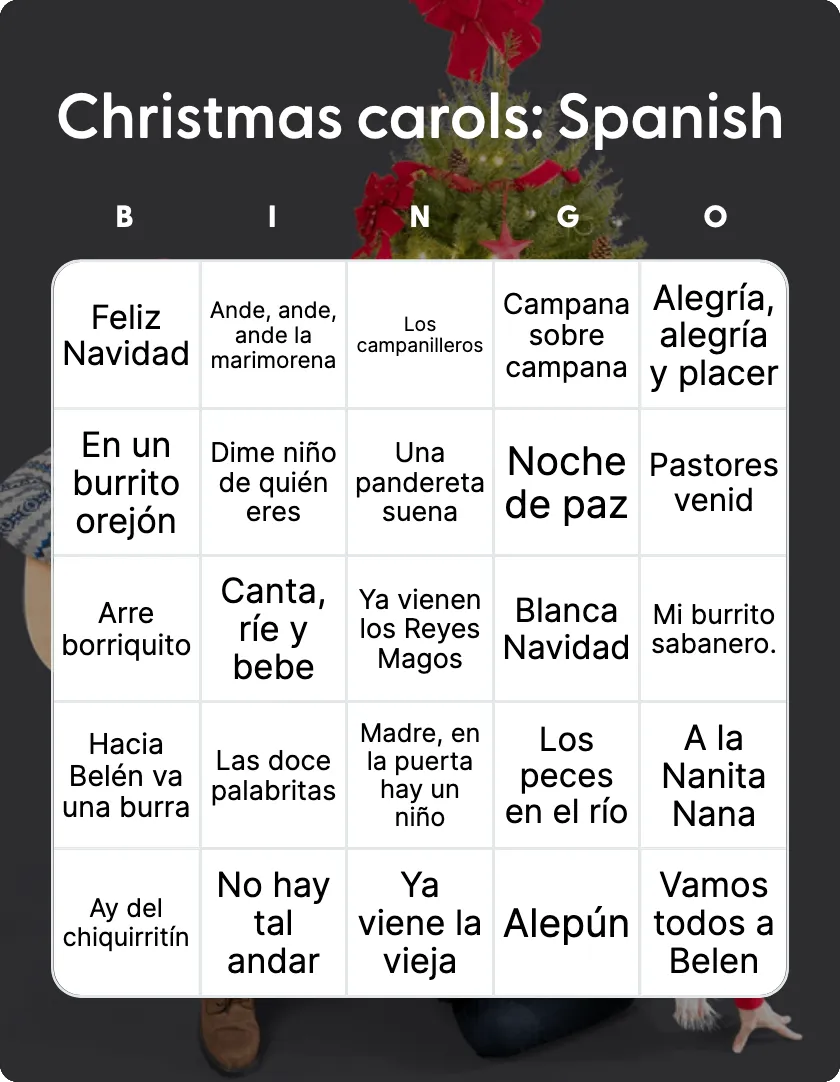 Christmas carols: Spanish