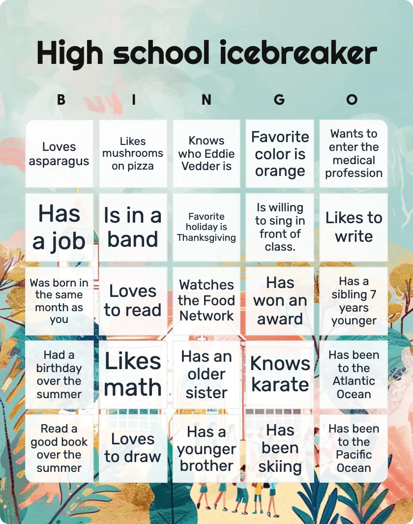 High school icebreaker