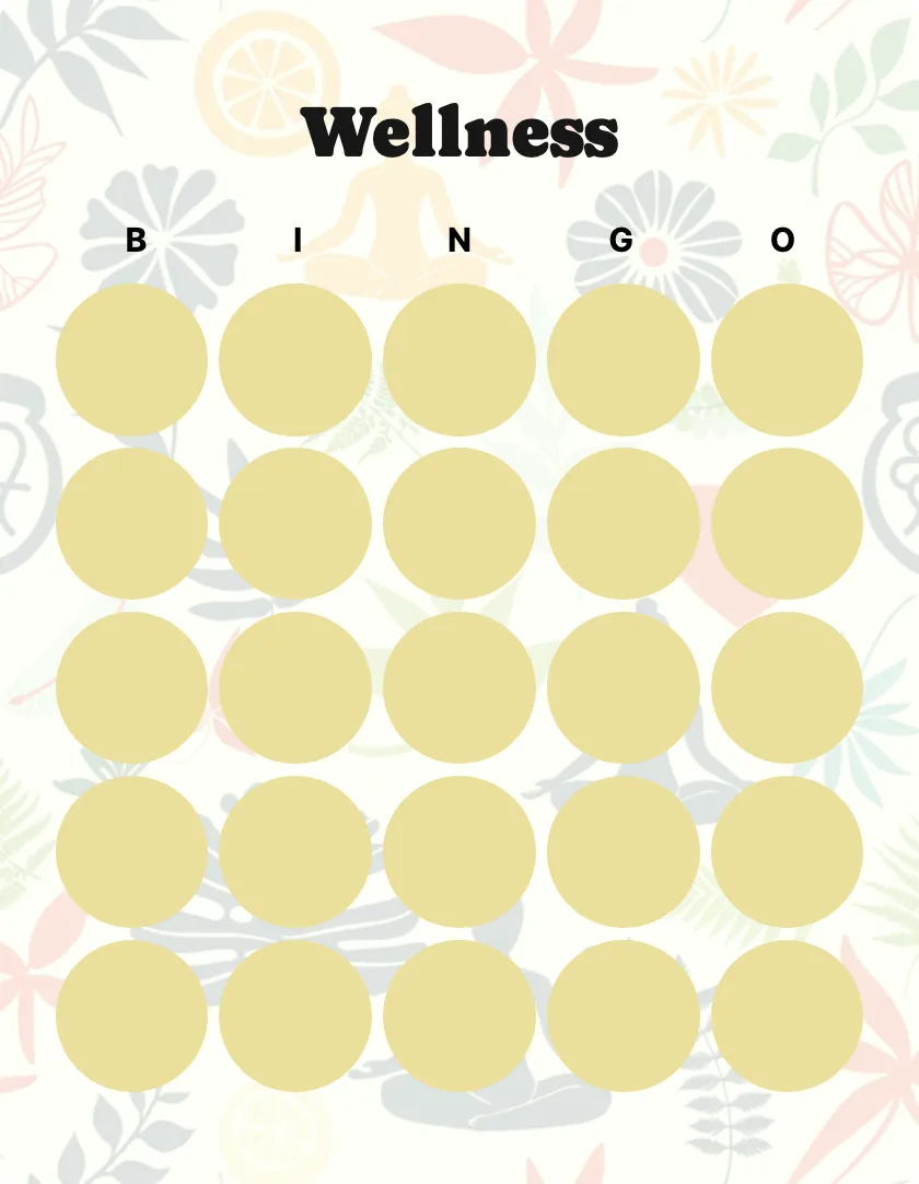 Wellness bingo