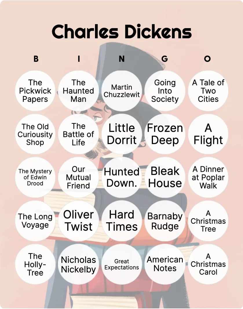 Charles Dickens bingo