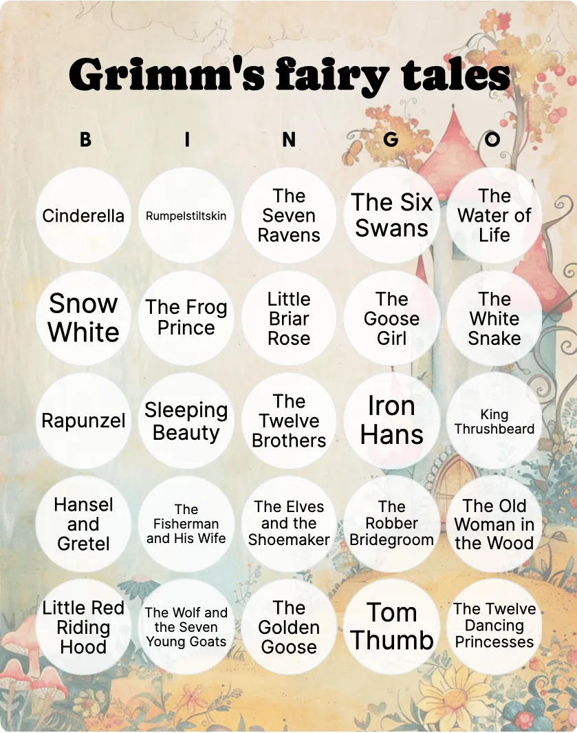 Grimm&#8217;s fairy tales