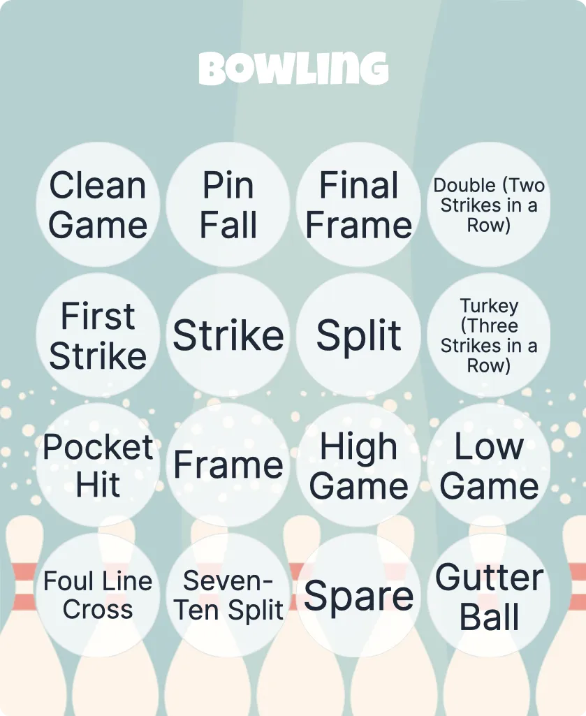 Bowling bingo