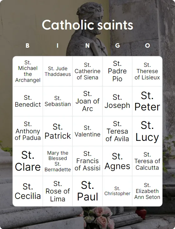 Catholic saints