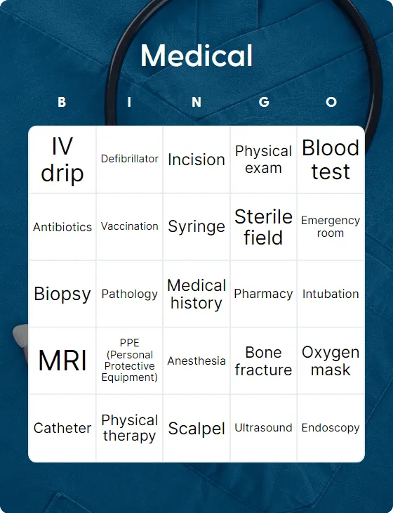 Medical bingo