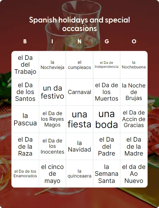 Spanish holidays and special occasions