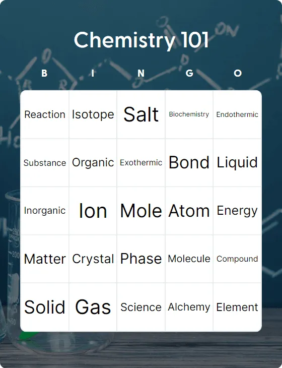 Chemistry 101