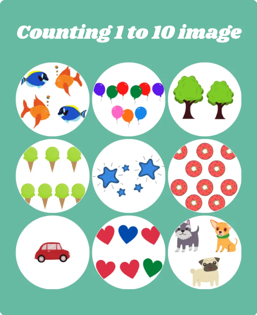 Counting 1 to 10 image