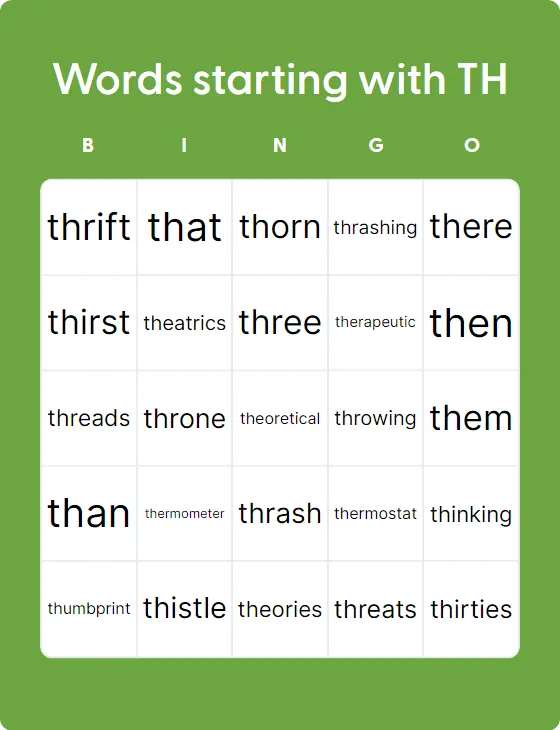 Thunderbolt Bingo