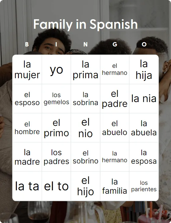 Family in Spanish