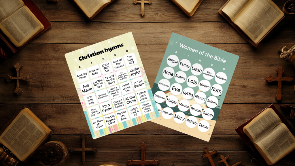 christian bingo cards