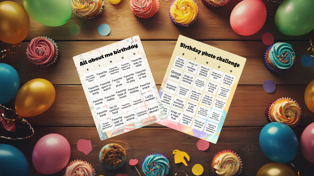 birthday bingo cards