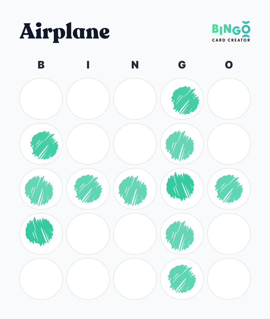 Airplane Bingo Pattern