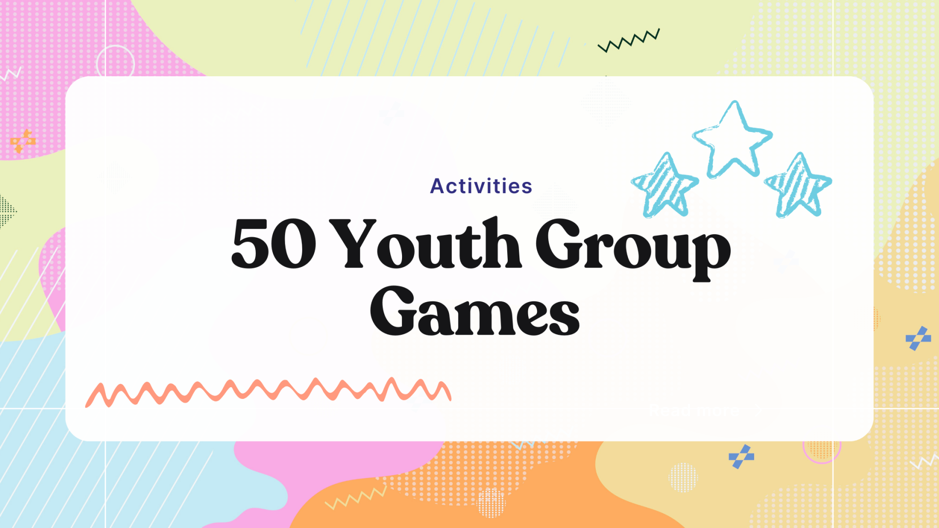 50 Youth Group Games To Ignite The Fun - Bingo Card Creator