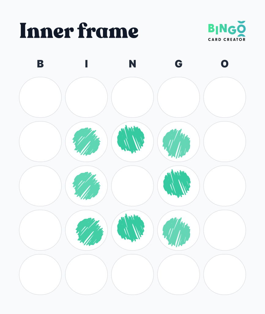 Inner Frame Bingo Pattern