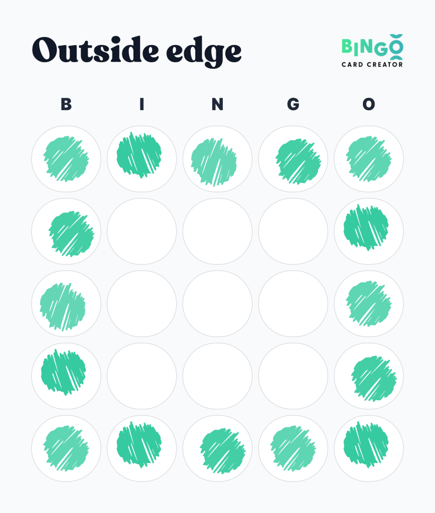 Outside Edge Bingo Pattern