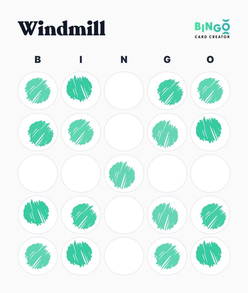 Windmill Bingo Pattern