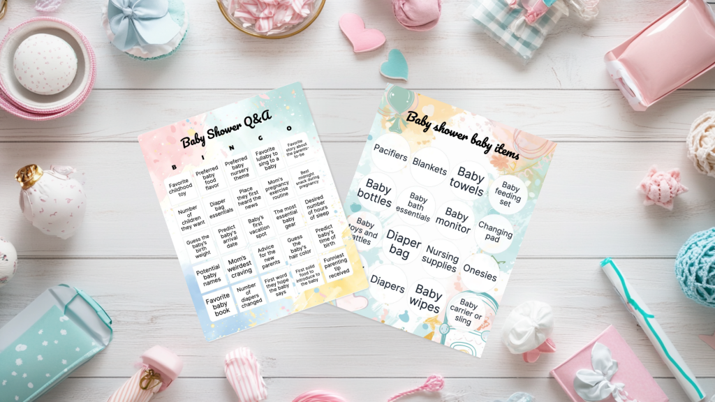 baby shower bingo 