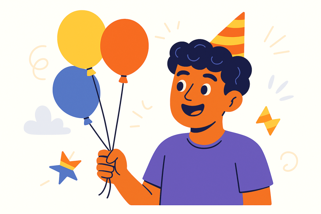 birthday balloons