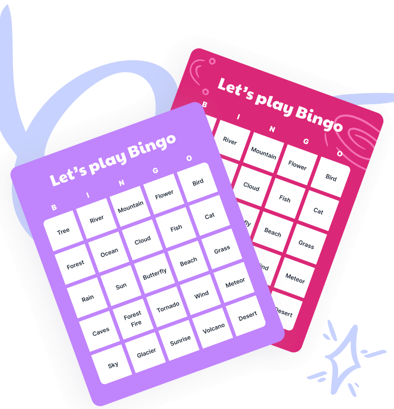 Create Bingo Card Create bingo card