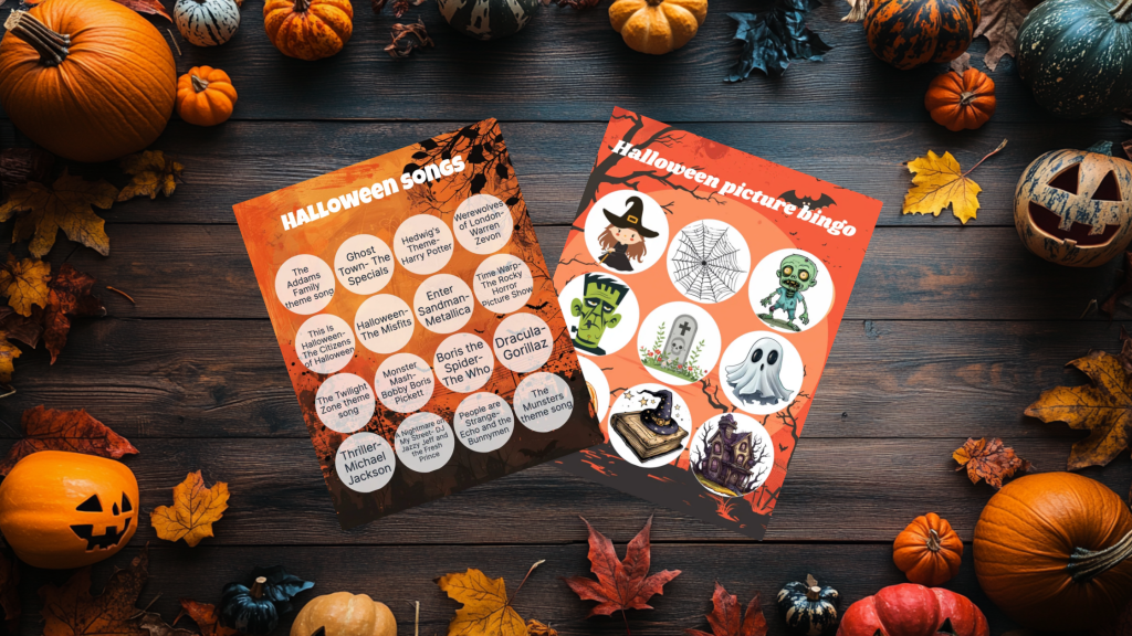 halloween bingo cards